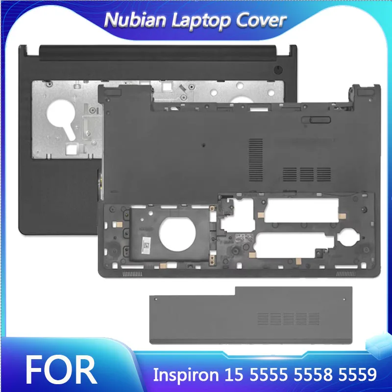 

New For Inspiron 15 5555 5558 5559 Laptop Pad/Bottom Cover/Host Upper and Lower Cover Black