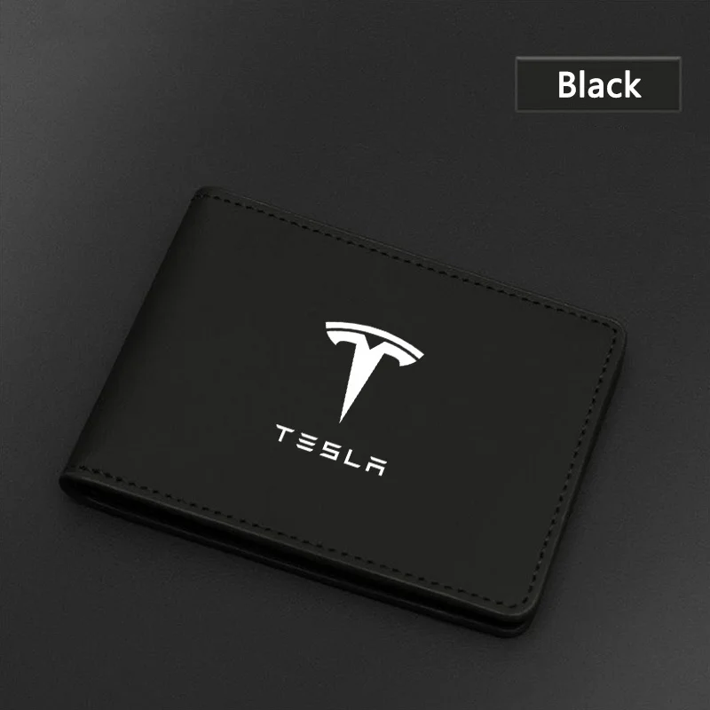 Nuovo Porta Driver in Pelle per Auto Borsa per Carta d\'identità di Licenza per Tesla Modello 3 Modello SX Modello Y Roadster SpaceX Accessori per