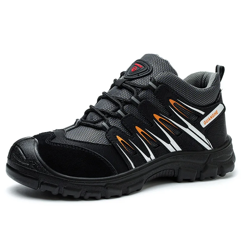 Insulated electrician shoes, breathable plastic steel toe, anti smashing, anti piercing, anti odor, anti slip safety shoes