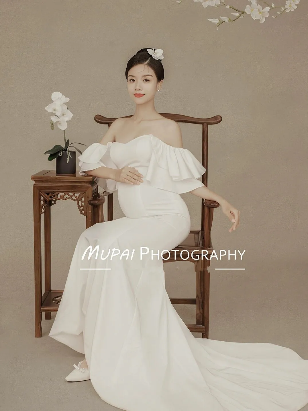 2024 New Maternity Photography Props Dresses For Pregnant Women Clothes Maternity Dresses For Photo Shoot Pregnancy Dress