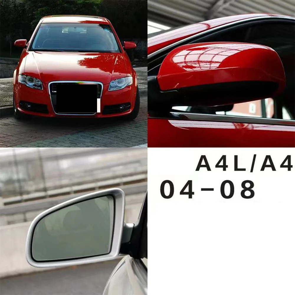 Convex Heated Wide Angle View Car Mirror Glass For  Audi A4 A4L 2004-2020 8K0857535A /8K0857536A