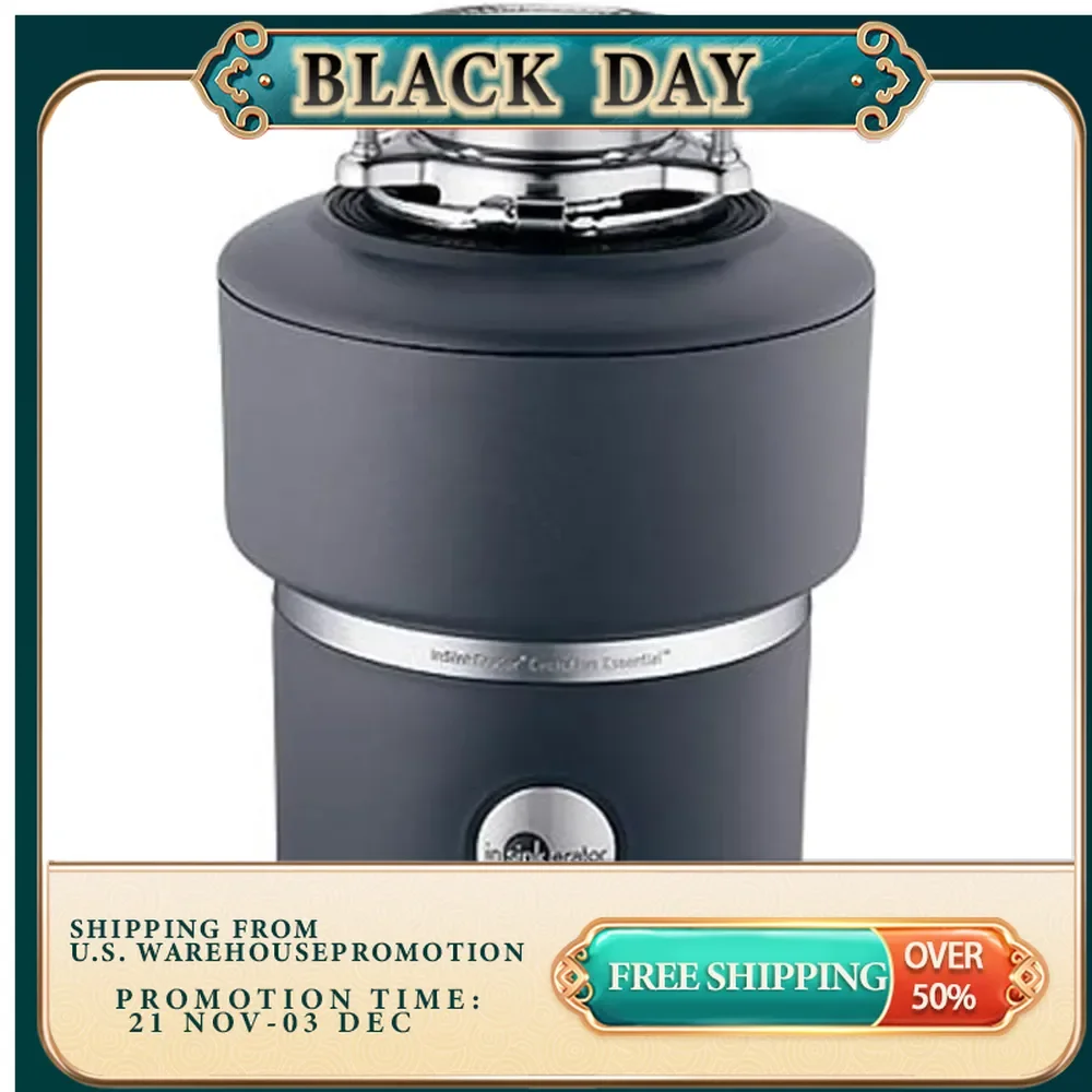 Food Waste Disposal with Evolution Series Technology , Black