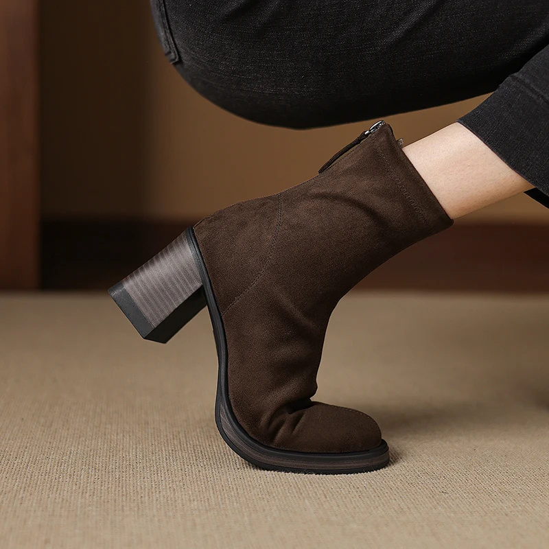 New Autumn Women Boots Flannel - Sewing Latex recension och pris