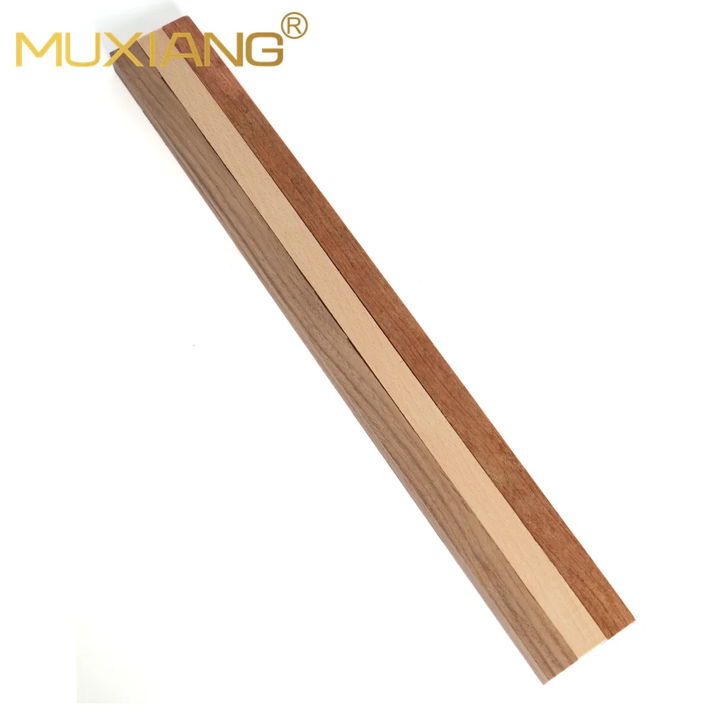 MUXIANG 50cm Natural DIY Wood Handmade Woodworking Stick OD 1-2cm ebony / beech / rosewood/ Black walnut Round Wood square stick