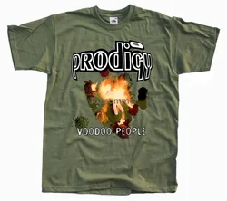 The Prodigy Voodoo People T Shirt Military Green Sizes S - 5Xl 100% Cotton