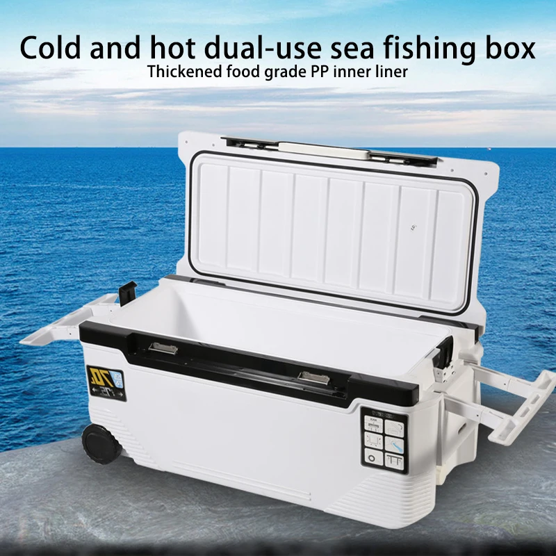 Portable Fishing Cooler Box – Lightweight Multi-Function Insulated Box for Camping, Outdoor BBQ, Cold Chain Delivery,and Vending