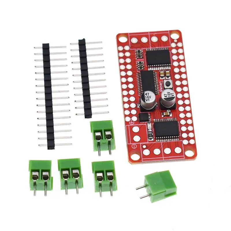 2Pcs PCA9685 TB6612 Stepper Control Board Motor Speed Controller Module Dual DC Motor Driver Controller Board