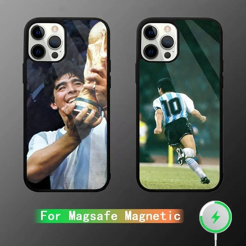 

M-Maradona-as Star 10 Phone Case For iPhone 16,15,14,13,12,11,Pro,Max,Plus,Mini,SE New Magsafe Magnetic Wireless Charging