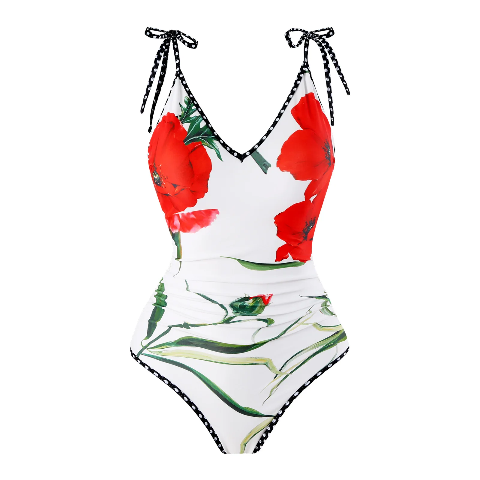 2025 جديد مثير بيكيني قطعة واحدة ملابس السباحة تنورة شيفون تنّورة ملفوفة بدلة الكتف ملابس السباحة الشاطئ جمع غطاء البطن المحافظ