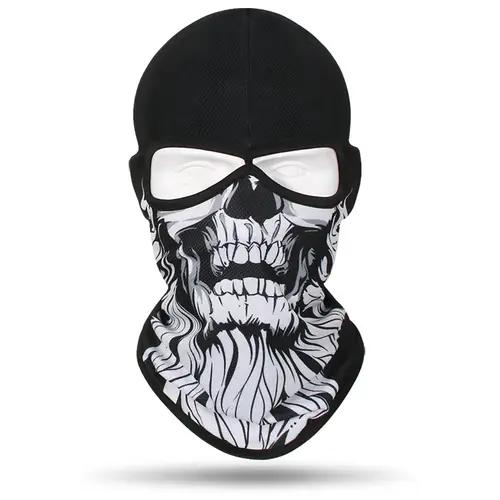 Ski Mask 2 Hole Windproof Balaclava Skull Full Face Mask Men Women Head Neck Warmer Face Cover Motorcycle Cycling Biker Hood Cap - Image 12