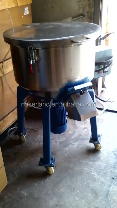 Plastic Granule Raw Material Mixer 50KG Small Industrial Raw Material Mixer with Movable Casters