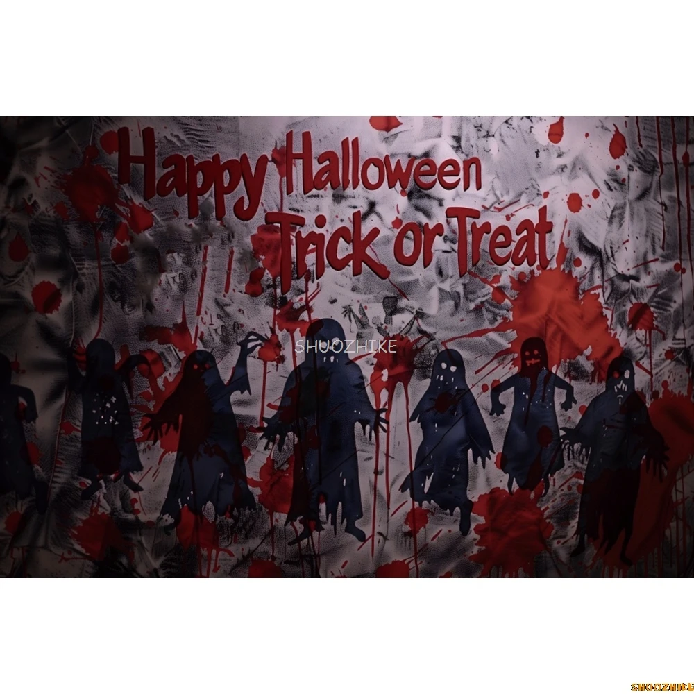 Happy Halloween Backdrop Horro - Photography Trick avaliação e preço