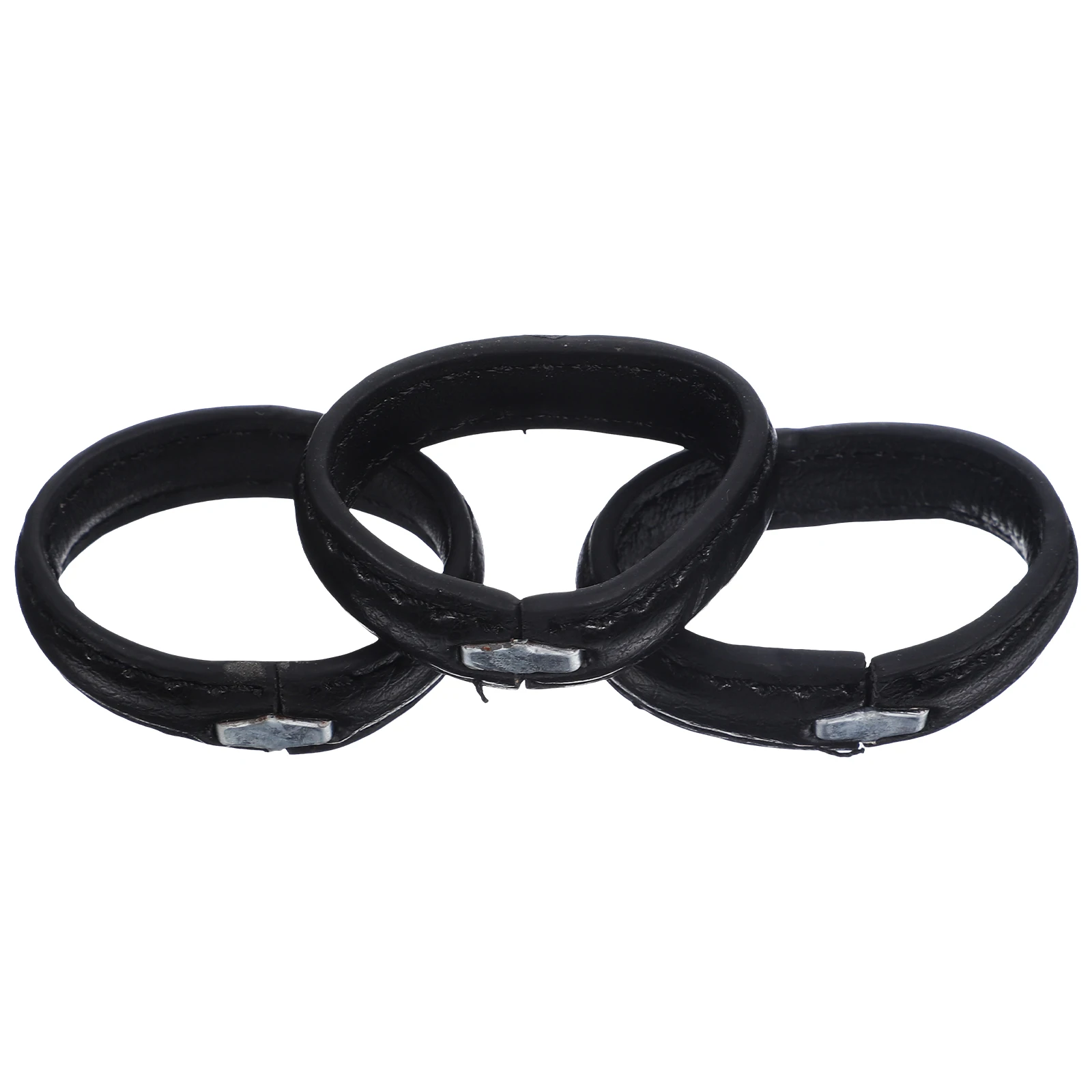 

3pcs Belt Loops for Men Black Keeper Strap Retainers Wide Fixing Hoops Outdoor Sports Daily Wear Accessories