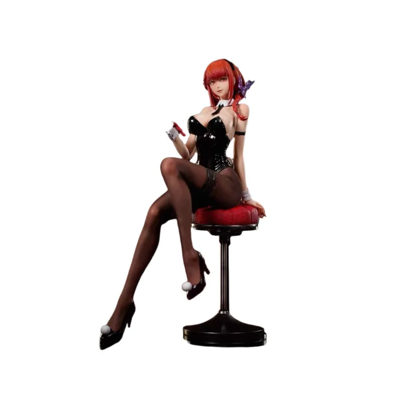 بالمنشار رجل ماكيما الأرنب فتاة يدوية الصنع زخرفة عمل الشكل تحصيل لعبة الطبعة الثانية المهيمنة شيطان الرسوم المتحركة نموذج