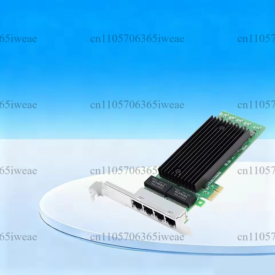 For Desktop 2.5G Gigabit Network Card 4 Port RJ45 for I226 Chip PCI-E X4 Server Gigabit Ethernet NIC I226-T4
