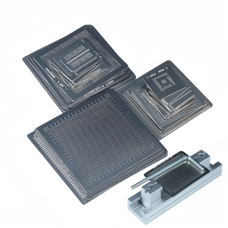 60 items, BGA Reballing, pressure welding molds, PS5, PS3 - CPU, PS3 - GPU, PS4, CXD90042GG, CXD90061GG template assemblies