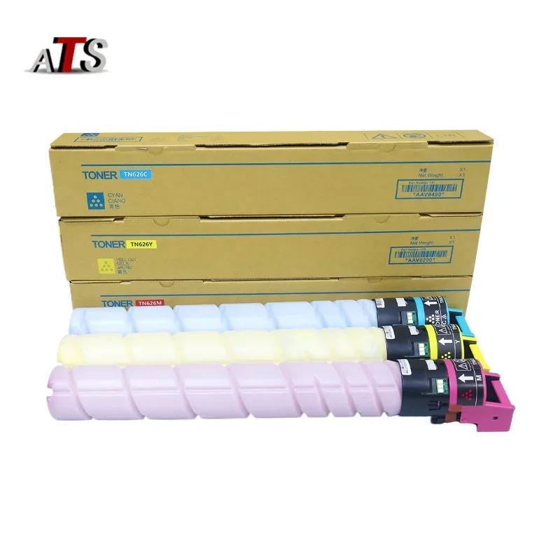 

4pcs CMYK TN626 Toner Cartridge Bizhub C450i C550i C650i for Konica Minolta High Quality Compatible tn 626