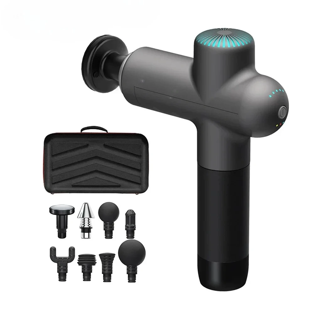 

Массажный пистолет-усилитель, электрический массажер для шеи, 7,4 В, умный хит-фасционный пистолет для массажа тела, релаксации, фитнеса, электрический массаж мышц