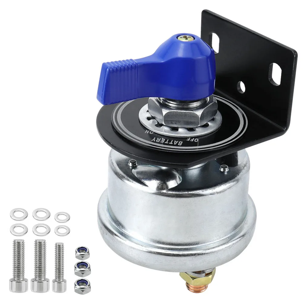 مفتاح فصل البطارية عالي التيار 12-48 فولت 200A مفتاح فصل البطارية مع قوس للسيارات RVs وملحقات المعسكر