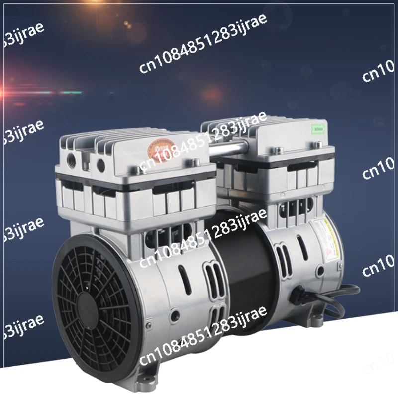 220V 0.8MPA Silent Oil-free Air Compressor Head Electric Silent Pump Motor Painting Woodworking Dental Air Compressor Motor