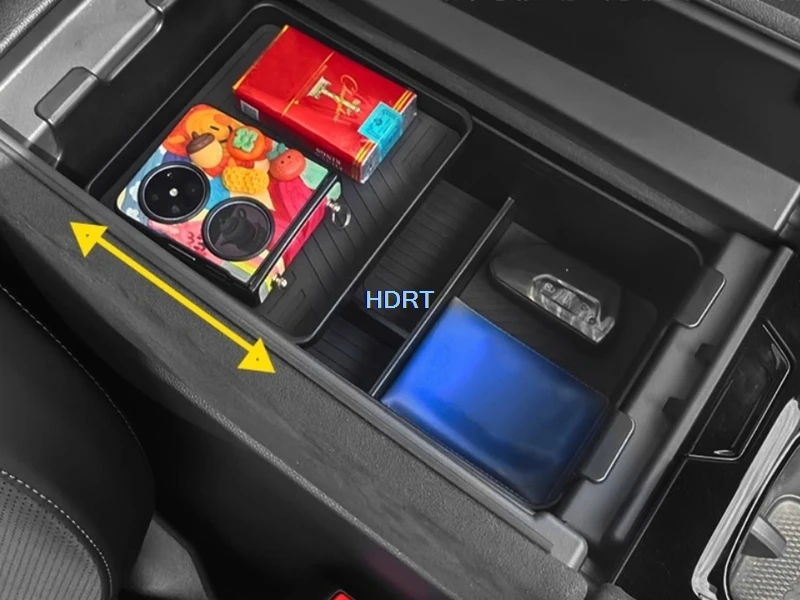 ل Volkswagen Teramont Pro/Atlas Pro 2025 + نمط السيارة وحدة التحكم المركزية مسند الذراع صندوق تخزين غطاء حامي اكسسوارات الديكور