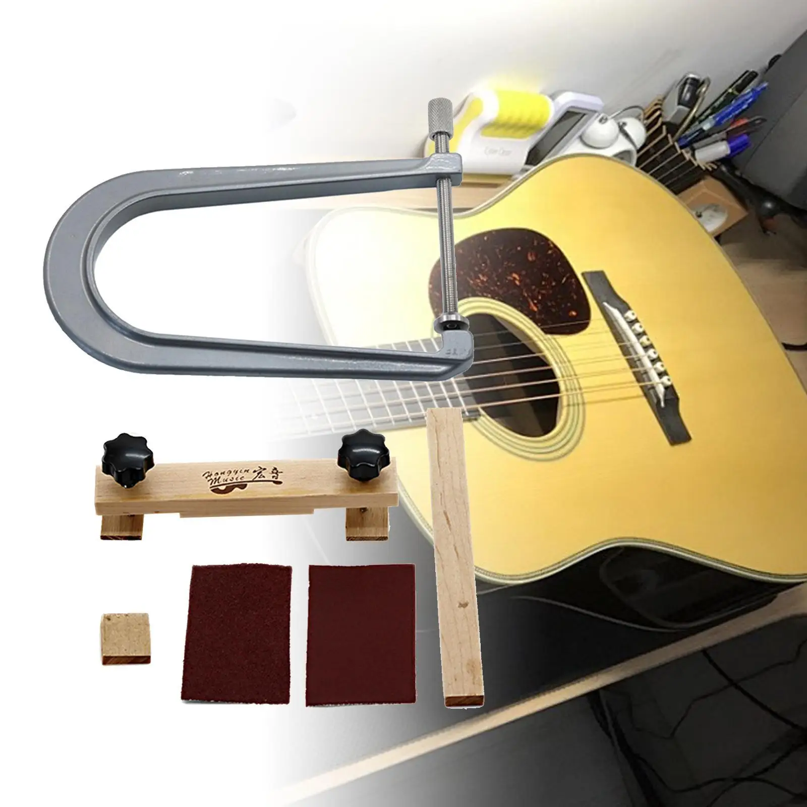 Guitar Soundhole Clamp Luthier Tools for Classical Guitars Acoustic Guitars