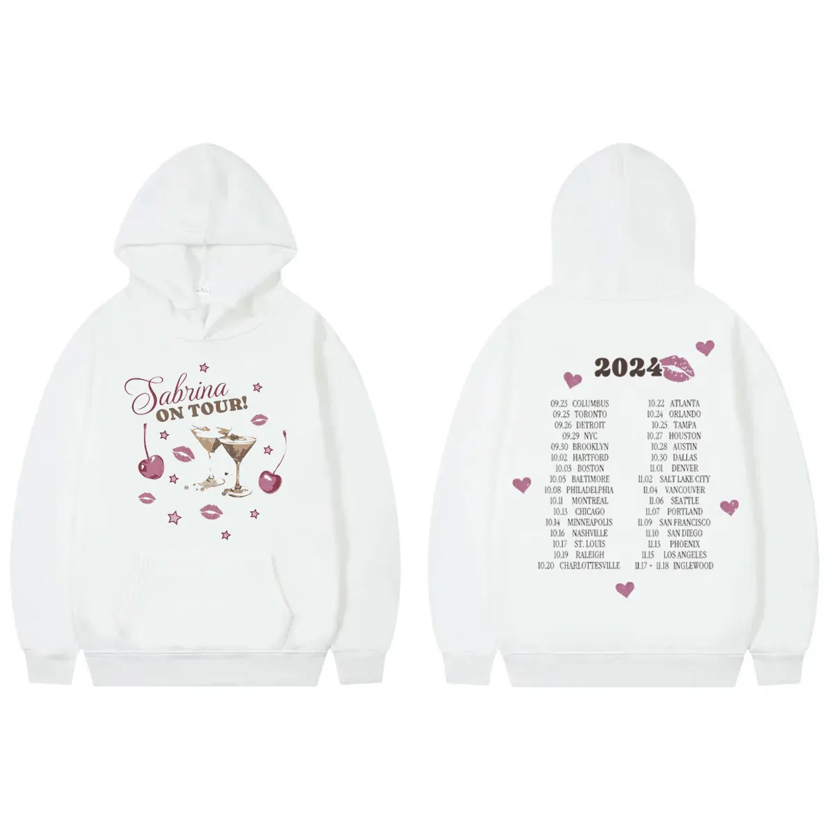 

Pop Singer Sabrina Carpenter Tour 2024 Hoodie Men Women Hip Hop Vintage Hooded Sweatshirts Fashion Casual Oversized Pullovers