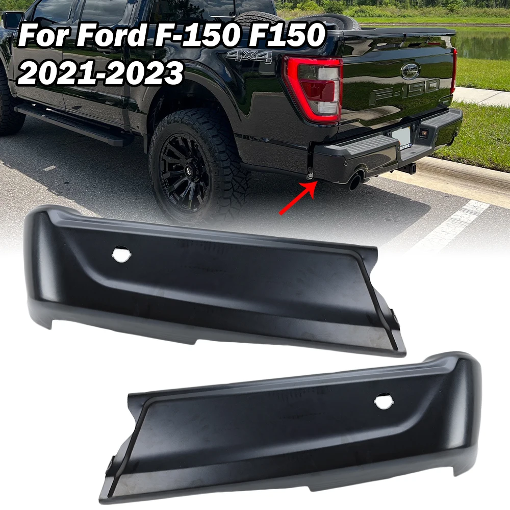 Rear Bumper End Cap Pad Cover for Ford F-150 F150 2021 2022 2023 Metal Replacement ML3Z17906BAPTM Corner Shells Cars accessories