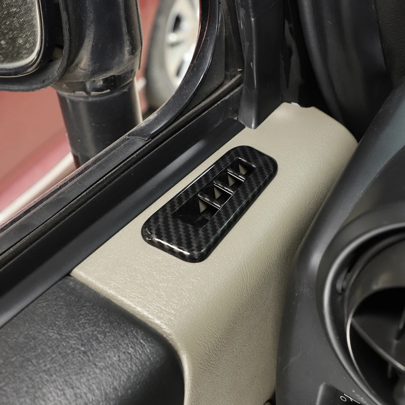 For Hummer H2 2003-2007 ABS Carbon Fiber Car Door Air Outlet Frame Decorative Sticker Car Interior Accessories image 5
