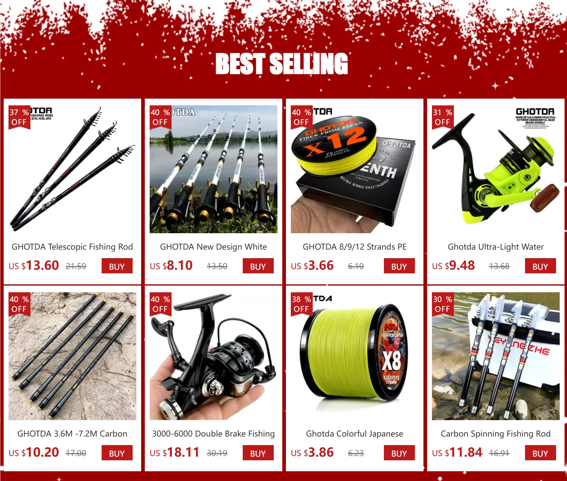 1,8-3,6 m Feeder See stange Combo Carbon Teleskop Spinn rute Rolle Set kurze Reises tange lange Casting Ruten Angelset – Detail 1