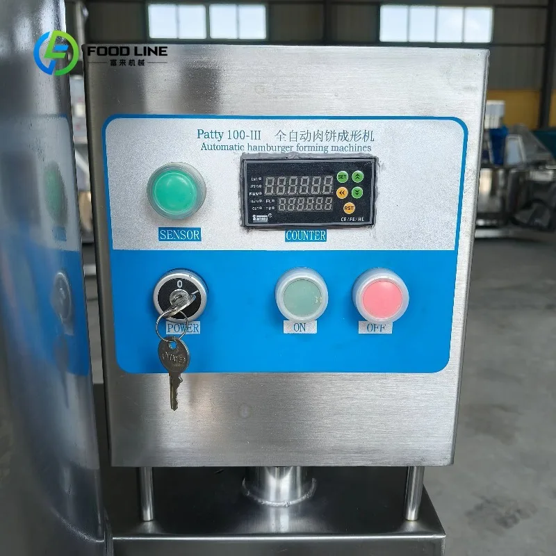 Customized Automatic Meat Patty Forming Machine 304 Stainless Steel for Hamburger Food Processing Factory