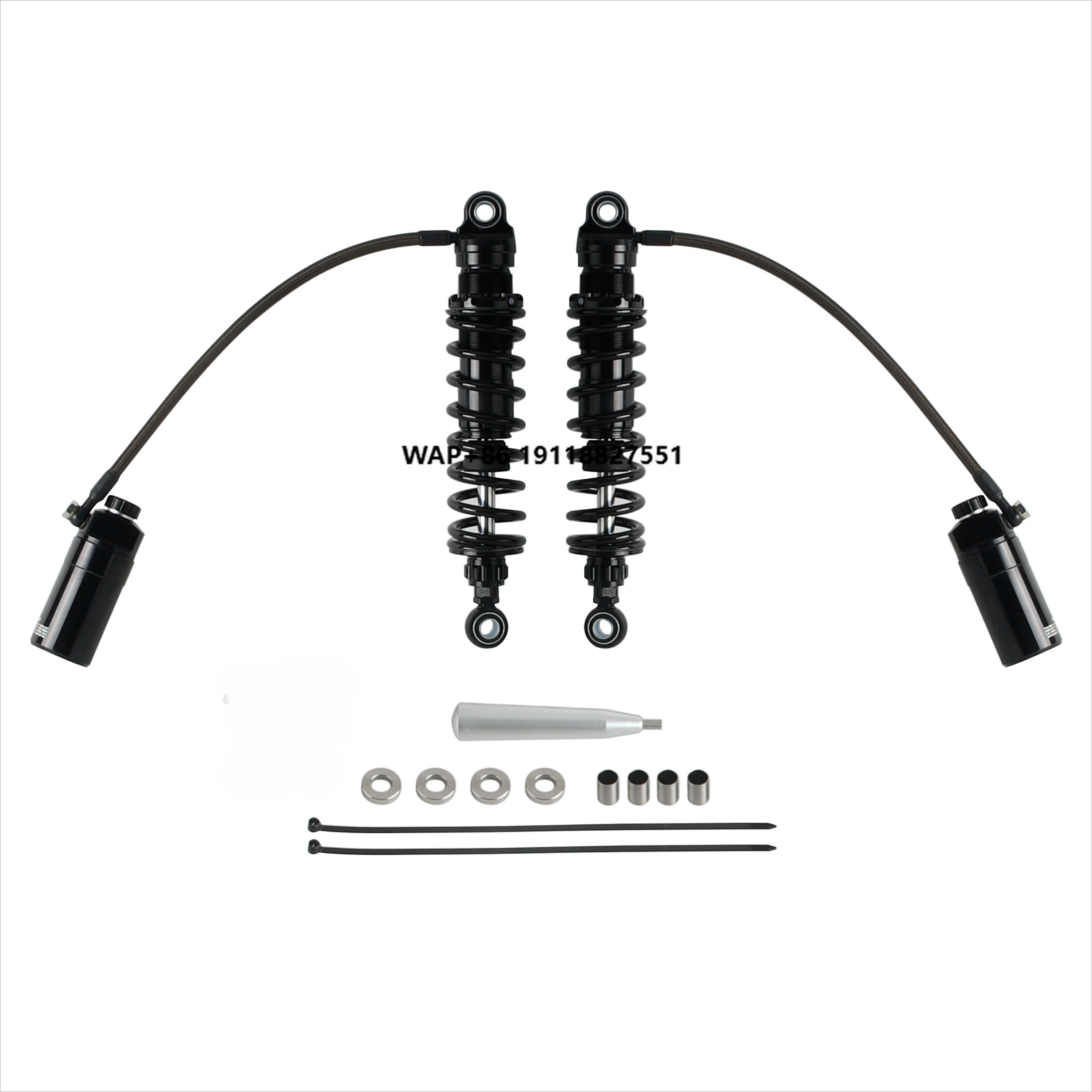Motorcycle Rear Shocks Suspension Shock Absorber Compression Adjust Motorbike Damper Accessories Fit for  Touring Models