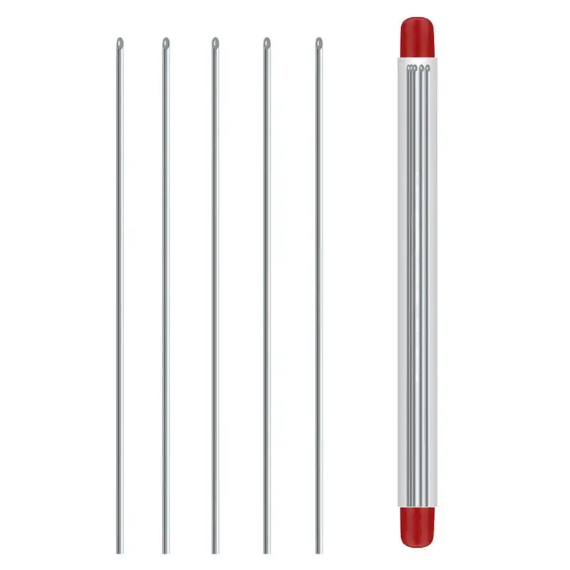 Lure Baiting Needle 5pecies Worm Hook Needle Stainless Steel Bait Needle Rigging Bait Rig Hollow Fishing Tool For Fishing & Carp