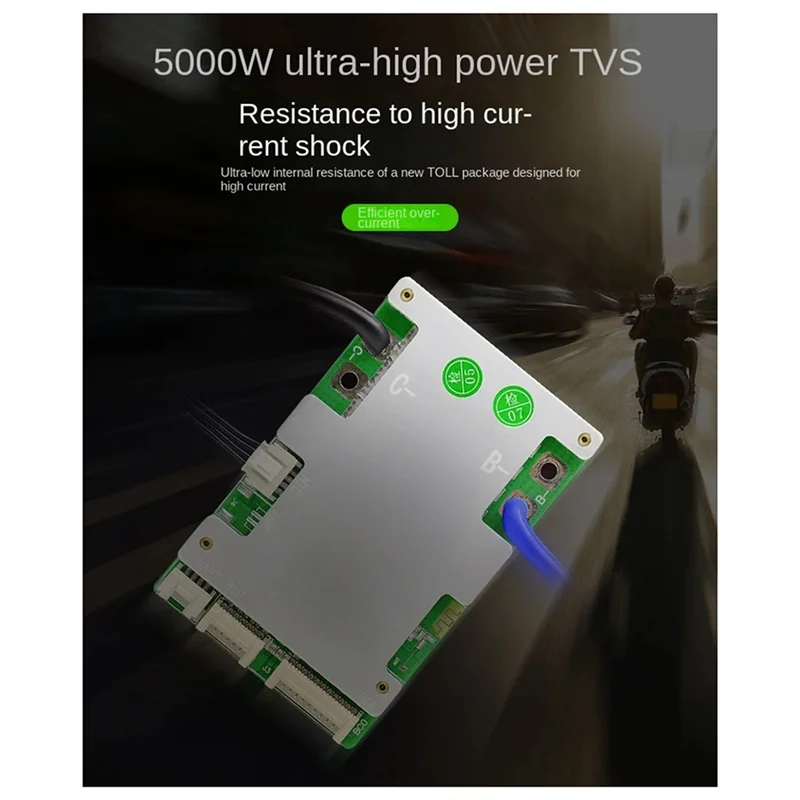 Built-In Bluetooth Smart 10-17 Series Lithium Battery Protection Board 40A Ternary Same Port Protection Board-Y41A