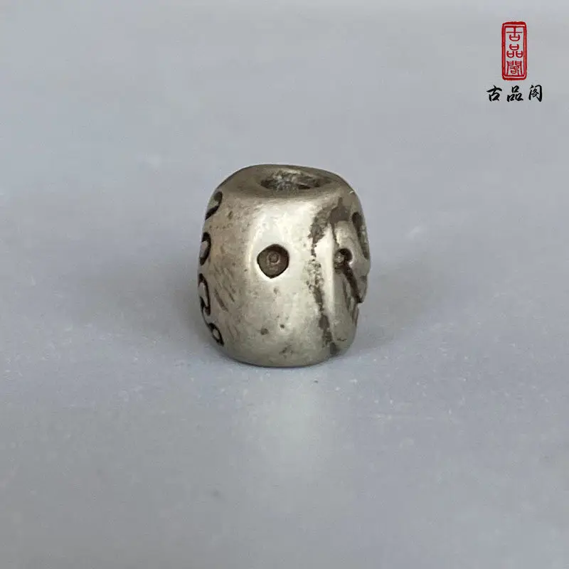 Authentic Handmade Tibetan Lima Copper Citipati Charnel Lord Bead Pendant for Mala Bracelet Back Cloud Fitting Rustic Versatile