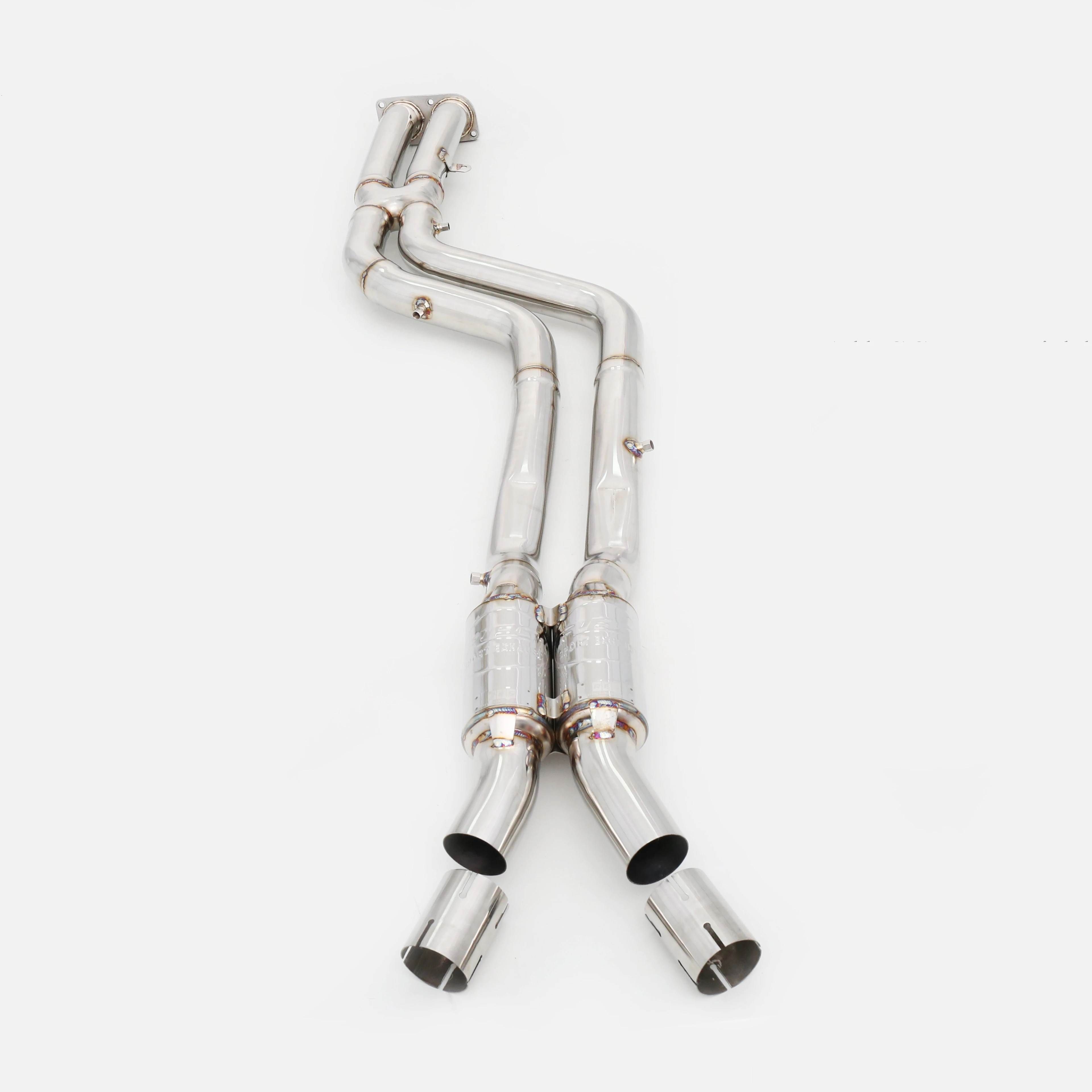 Factory Customization Stainless Steel 304 Non OPF Midpipe for X3M F97/X4M F98 3.0T S58 Mirror Polished Finish 1.5mm