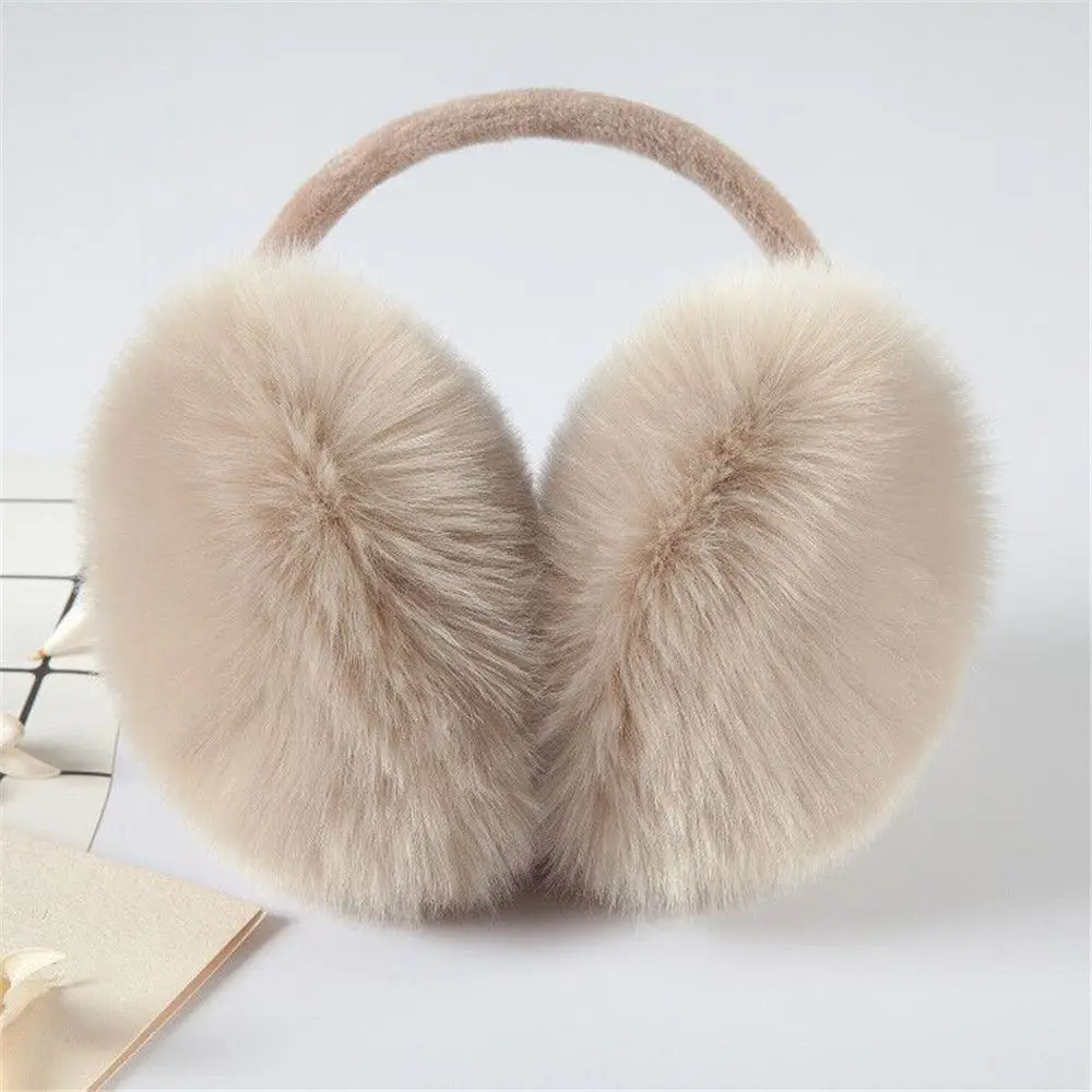 Winter Ear Muffs Warm Earflaps Women Fluffy Cosy Earmuffs Plush Soft Ear Warmer