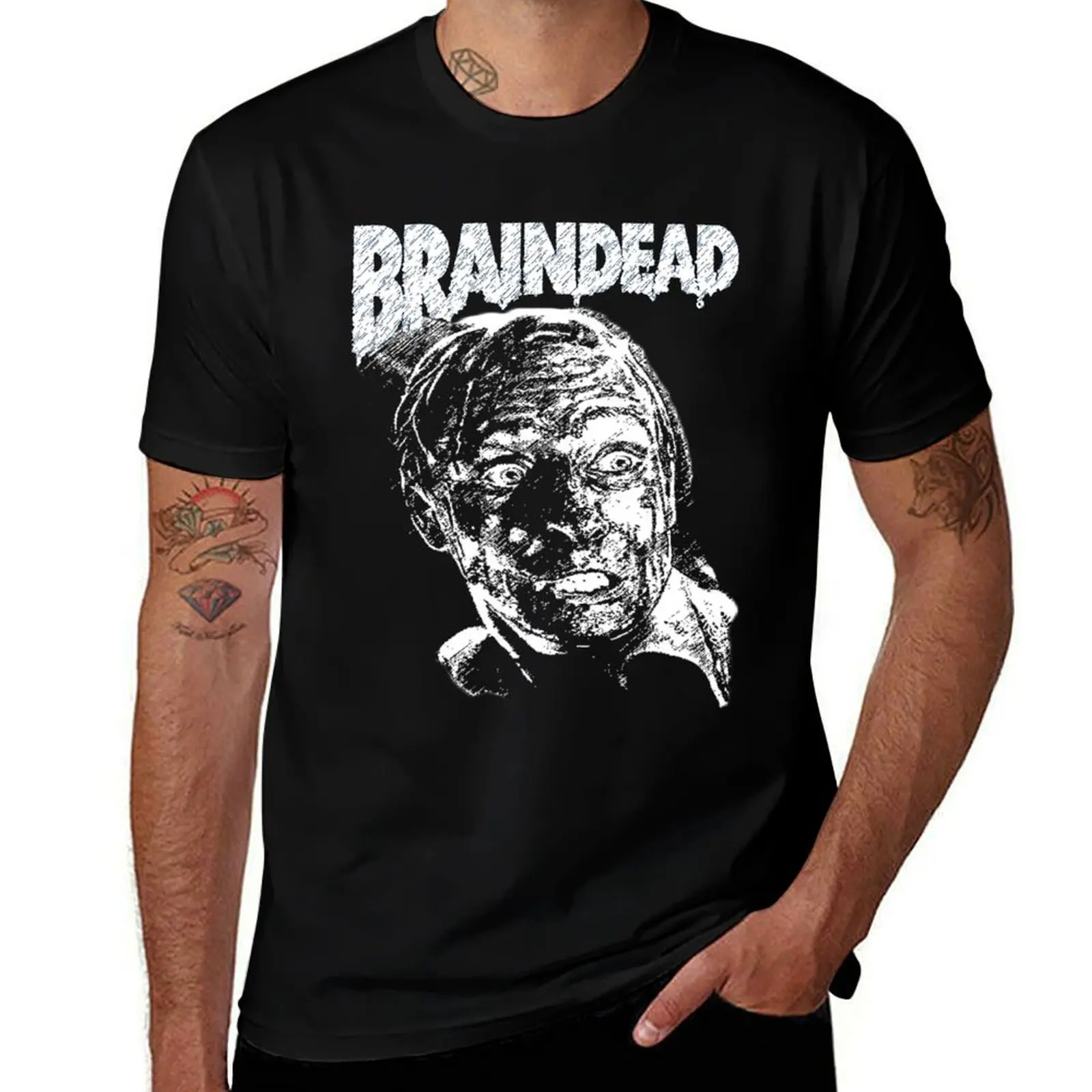 

shirt T-Shirt for 100% t brand cotton Braindead shirts luxury shirts cotton t t 100% men man soft T-Shirt cotton