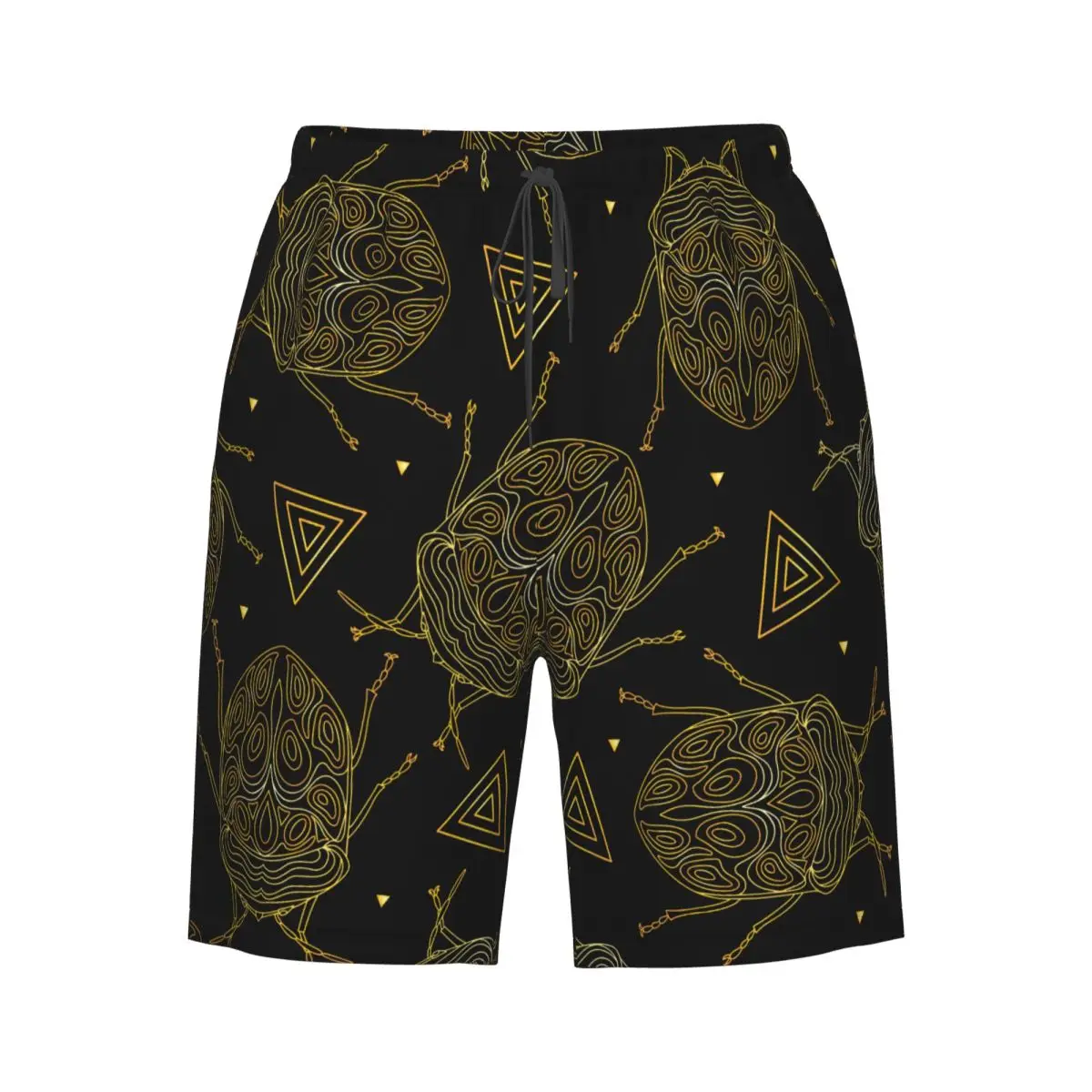

Golden Insects Men Swimsuit Swimming Trunks Boxer Swim Beach Quick Dry Swimming Shorts