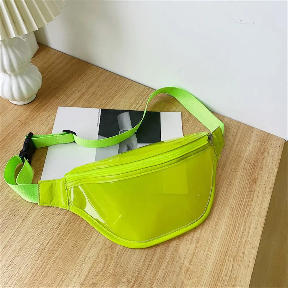 Fashion Bum Colorful Bag Laser Transparent Unisex Hip Bag Fanny Pack Crossbody Chest Bags Waist Bags