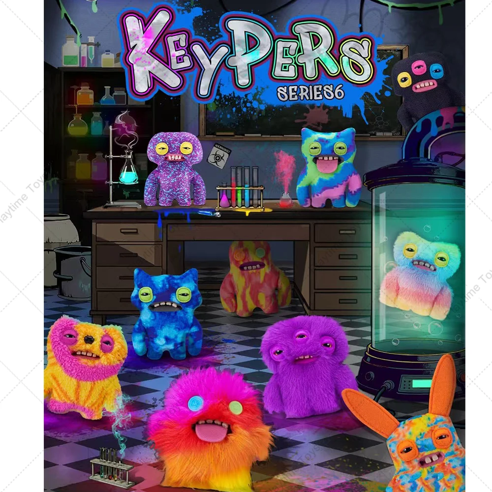 FUGG KEYPER Stofftier, neue Blindbox, Serie 6, Fuggler Monster, Original-Plüschtiere, flauschiger Rucksack, hängende Puppe, Geburtstagsgeschenk