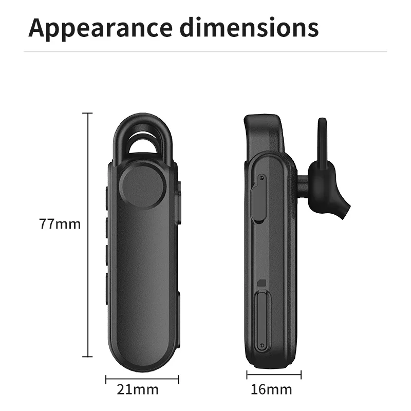 Unikoo PE-37G Handsfree Collar Clip 4G Global Network Radio Walkie Talkie POC Radio Transceiver with Earphone Free Sim Card