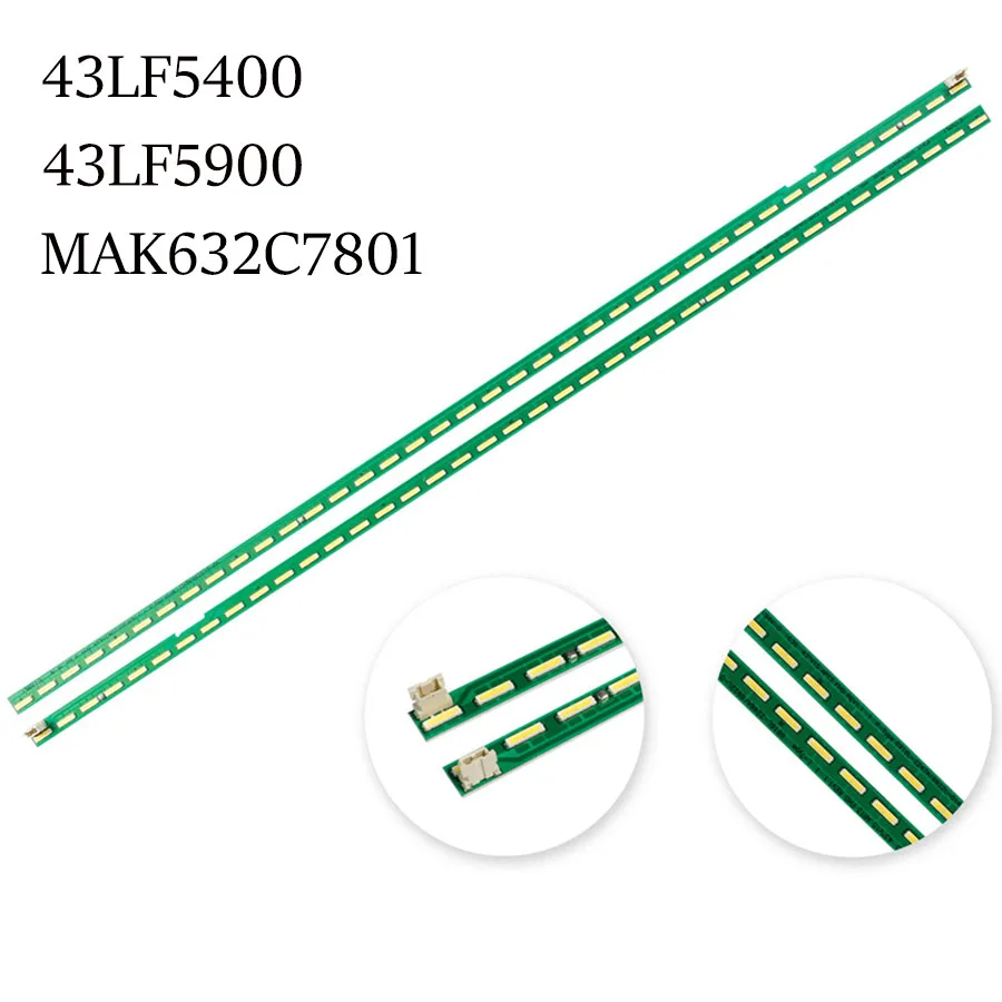 

40 pcs 43lf5400 43lf5900 LED strip for 43LF5400 43LF5900 MAK632C7801 G1GAN01-0794A G1GAN01-0793A 43inch FHD R L Type 36LED