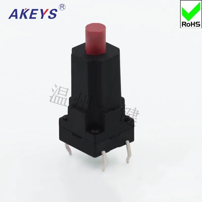 10PCS TS-I025 10*10 Waterproof Tact Switch DIP 4 Pin Tactile Switch High Base