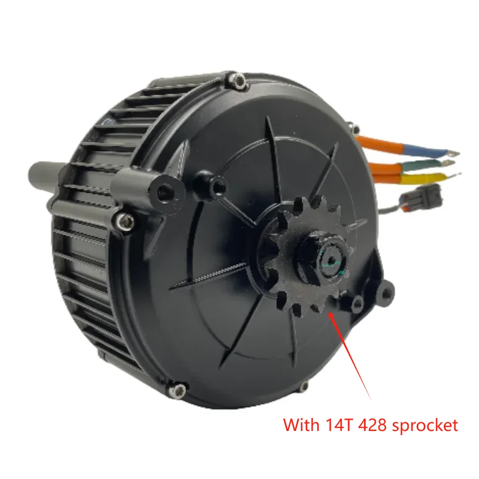 QS165 V2 35H 5KW picco 10KW 6500RPM Design della cinghia QS motore Mid-Drive per ciclomotore Sur-ron Light Bee