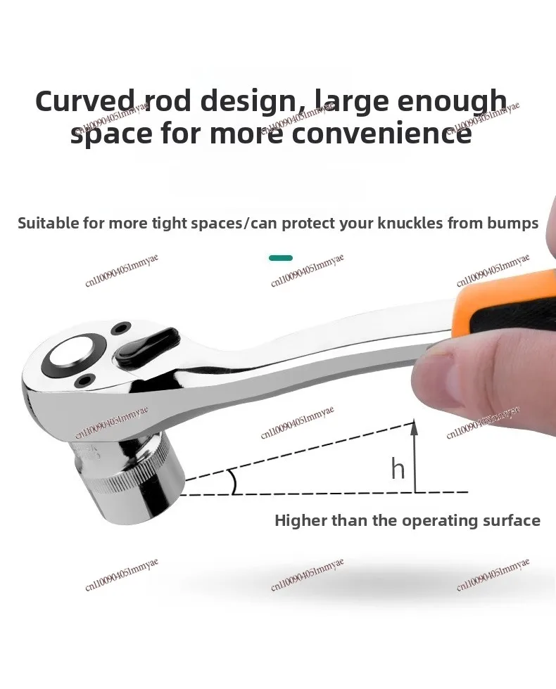 

Auto Repair Tool Set Sleeve Wrench Ratchet Car Repair Toolbox