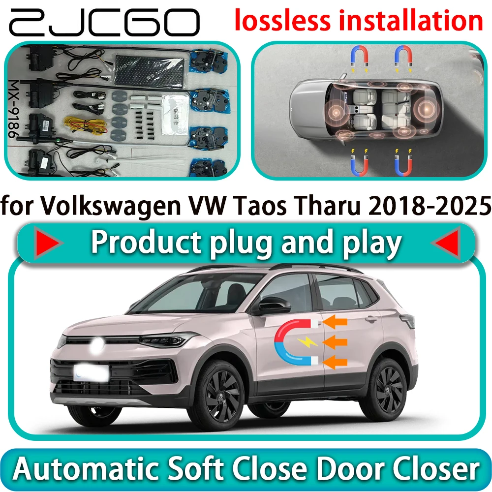 

for Volkswagen VW Taos Tharu 2018-2025 OEM Auto Pull Car Soft Close Door Kit Power Latch Electric Door Catch Soft Closing Assist