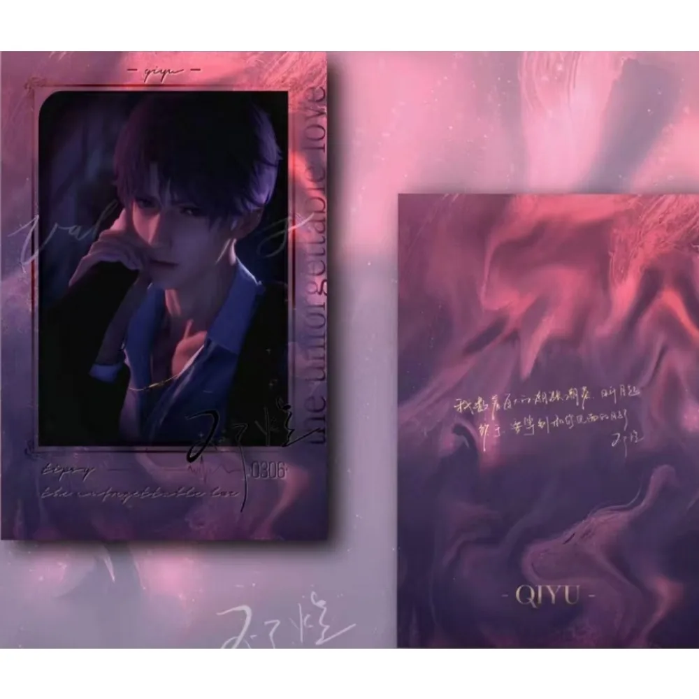 Anime Love and Deepspace Rafayel Cute Creative Cartoon Three-inch Polaroid Personalized Simple Photo Card Birthday Gift