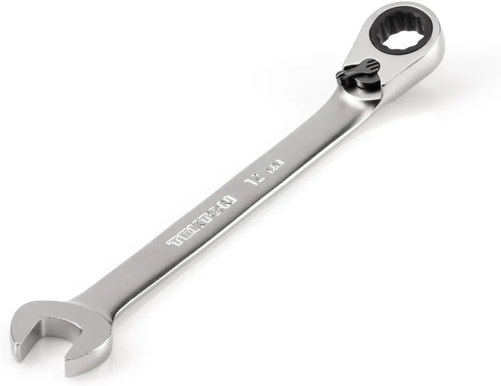 

12 mm Reversible 12-Point Ratcheting Combination Wrench, Professional Grade