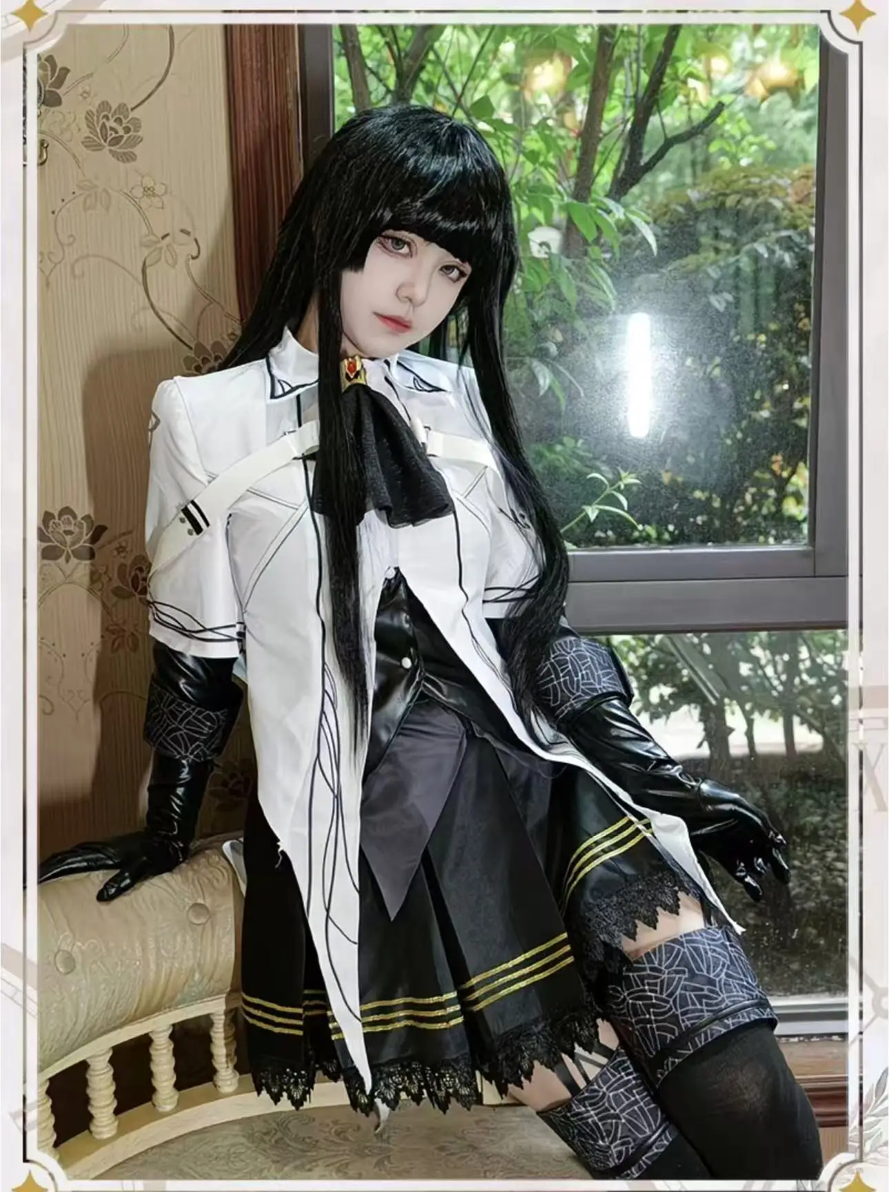 

Original Comics Cosplay Costume Girls Top Shirt Skirt Full Set Stylish Halloween Aer COS Suit Street Anime Game Outfits Female
